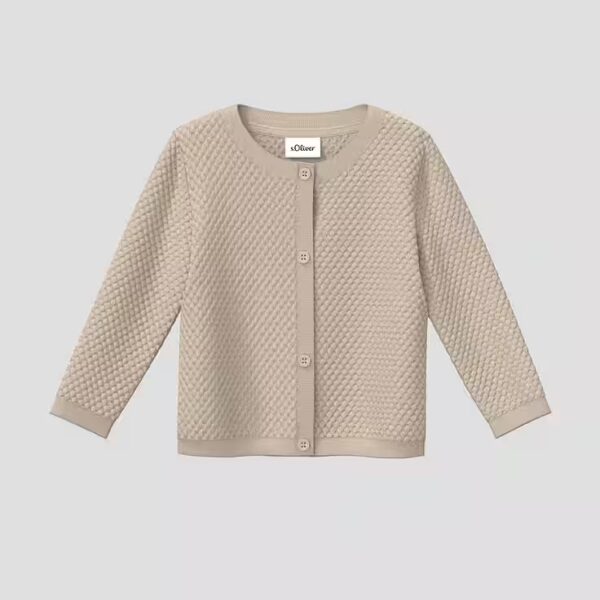 Cardigan cardigan unisex cardigan with structural pattern