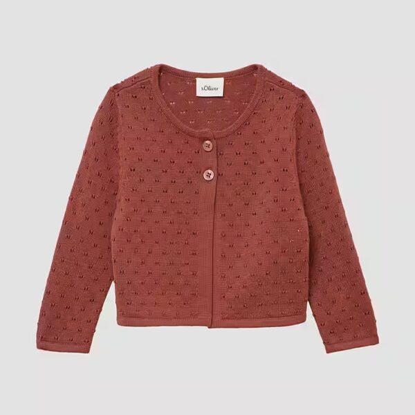 Cardigan cardigan Shortened cardigan made from Ajour knit