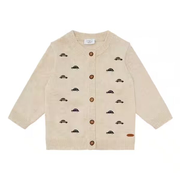 Cardigan Charli (1 piece) cardigan “charli” for babies and children – with car embroidery