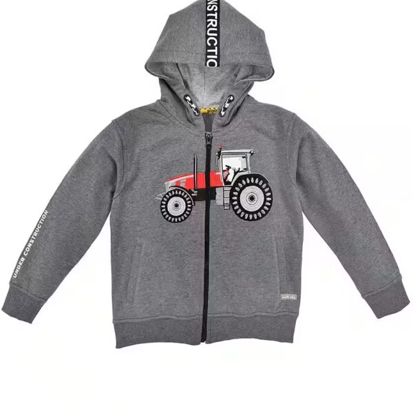 Traditional jacket hooded jacket 'tractor' for children 33184, hoodie A