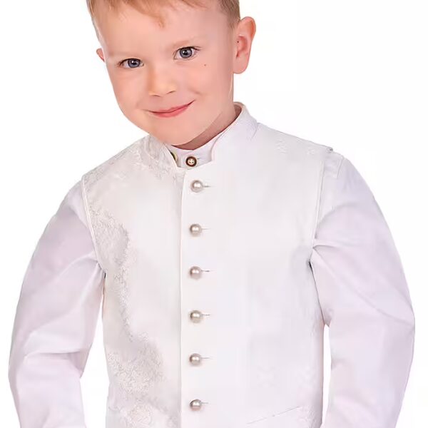 Traditional jacket children's vest - ELIAS KIDS - off white