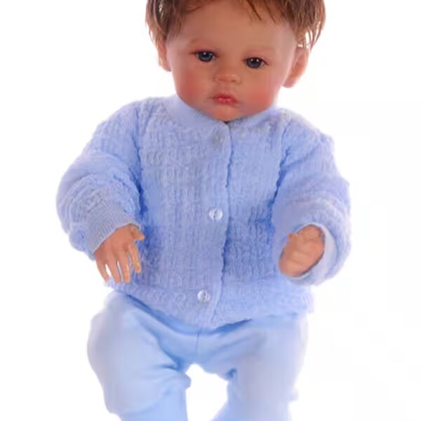Cardigan Cardigan Baby Knit Sweater Sweater Sweater Blue for Newborns soft, elastic, 50 56 62 58 74