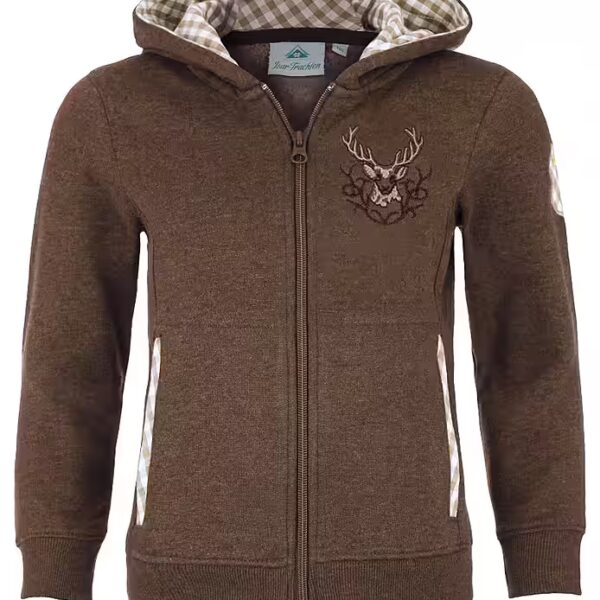 Traditional jacket hooded jacket children - LOVIS - berber