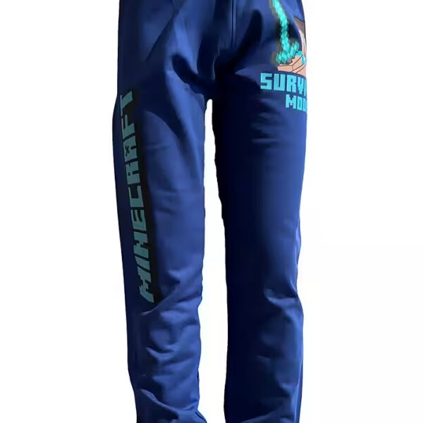 Sweatpants Minecraft sweatpants in blue size 116 128 134 140 152