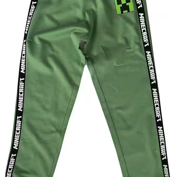 Sweatpants MINECRAFT Children's sweatpants Boys + Girls Pants Green