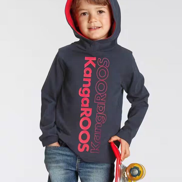 Hooded shirt little boys