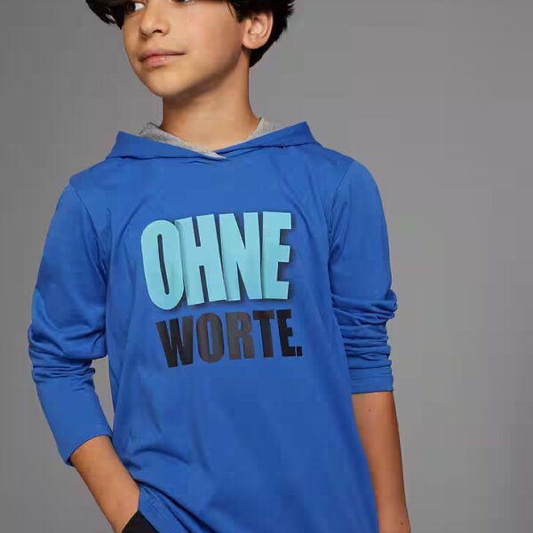 Hooded shirt WITHOUT words!