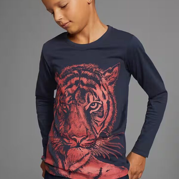 Long-sleeved shirt TIGER - print