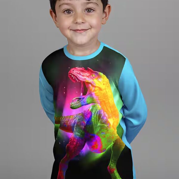 Long sleeve shirt dinosaur shirt