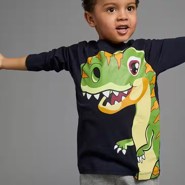 CurIOUS DINO long-sleeved shirt