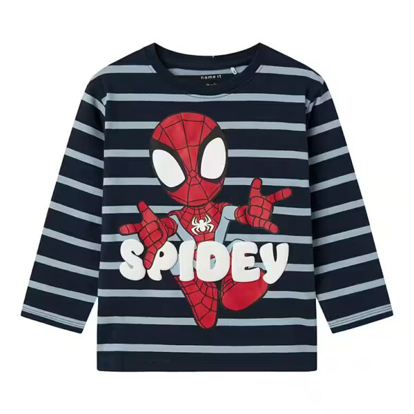 Long sleeve shirt NMMJOSUE SPIDER NREG SS TOP MAR