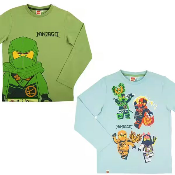 Long Sleeve Shirt 2x LEGO Ninjago Long Sleeve T-Shirts for Boys and Girls Sweatshirts
