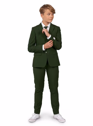 Children's suit Teen Glorious Green suit for teenagers