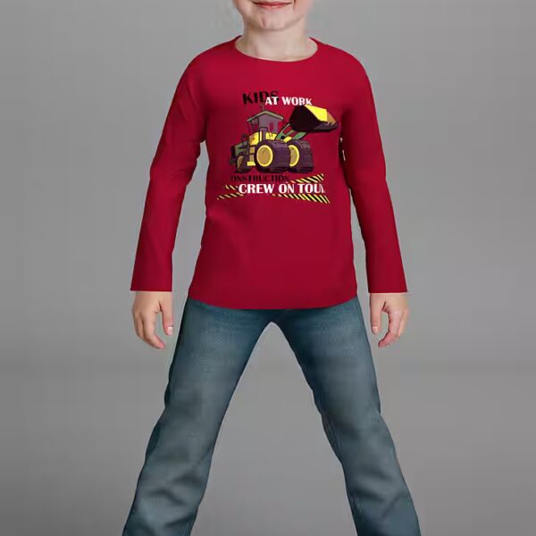 Slip jeans, stretch jeans for little boys comfortable fit, straight leg shape, with elastic waistband