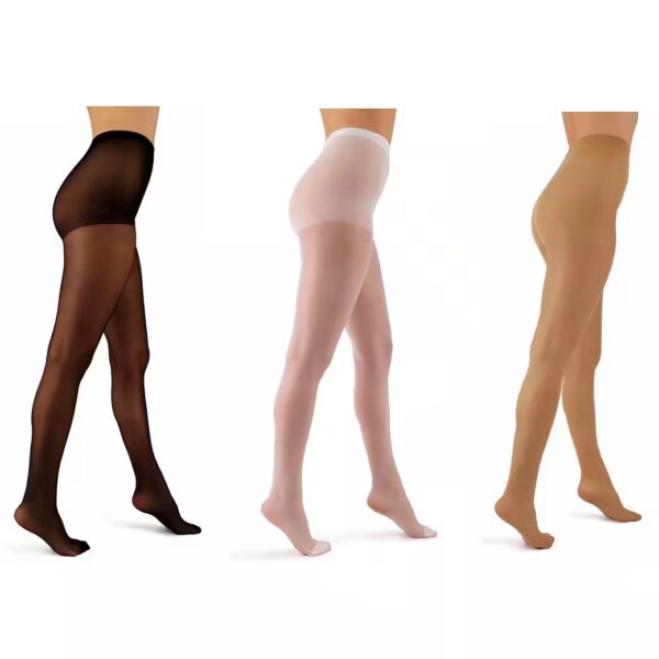 Tights DEN 20 - Pack of 3 in Black / White / Natural