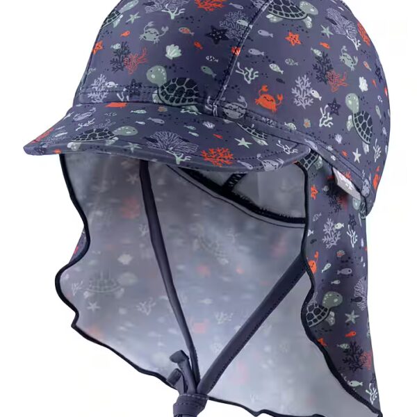 Swimming cap swimming cap with neck protection underwater