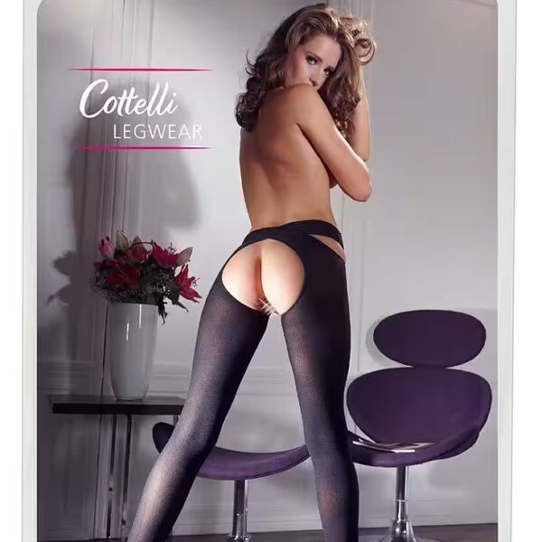 Tights Cottelli LEGWEAR - Stockings with hip holders - (LX