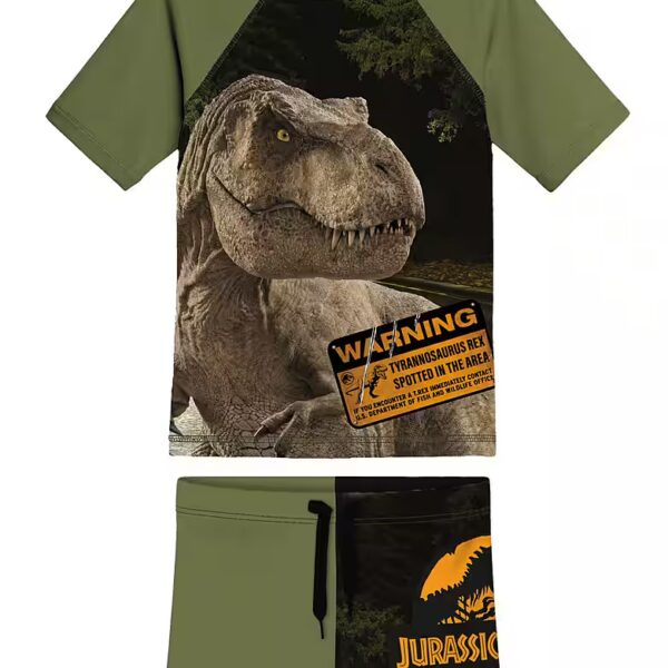 Swimsuit Jurassic World Swimming Set UV Protection 30 Swimsuit Two-Piece Bathing Set