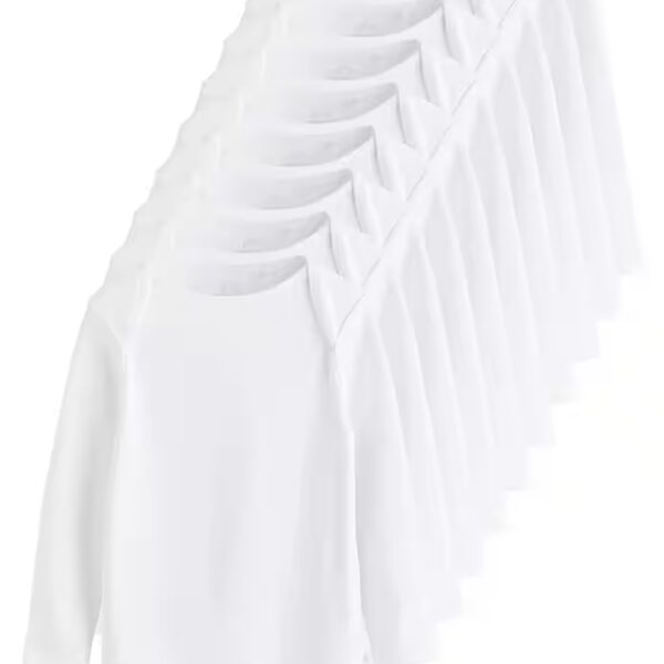 Long Sleeve Body Long Sleeve Bodysuits, Pack of 10