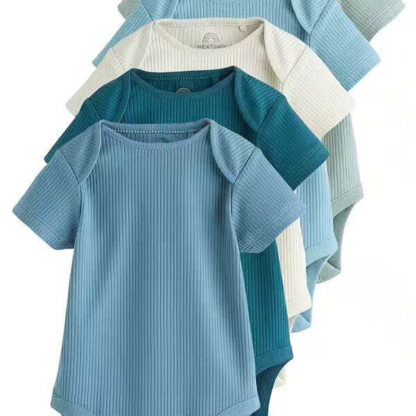 Short-sleeved body Short-sleeved rompers, pack of 5