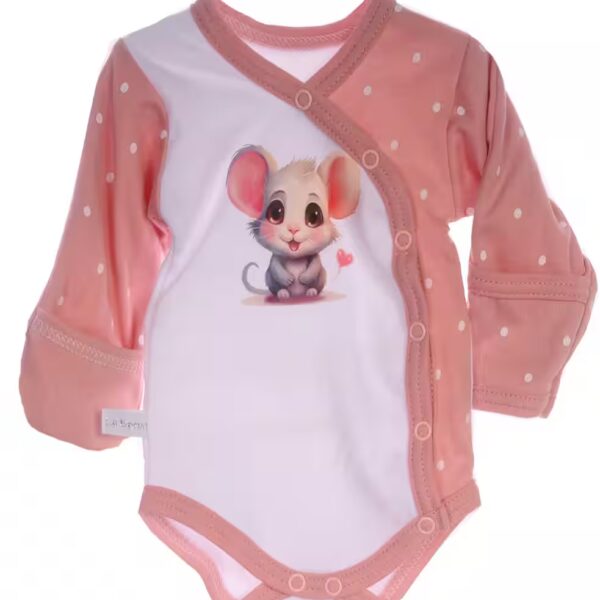 Body Wrap Body Baby Long Sleeve Body with Scratch Guard with Mouse Mouse