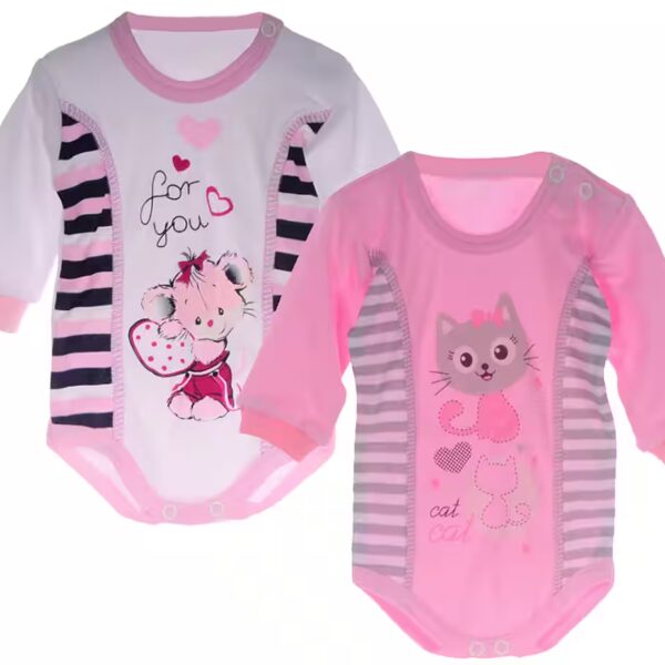 Body Bodys 2 Pack Baby Long Sleeve Body 44 50 for premature babies and newborns