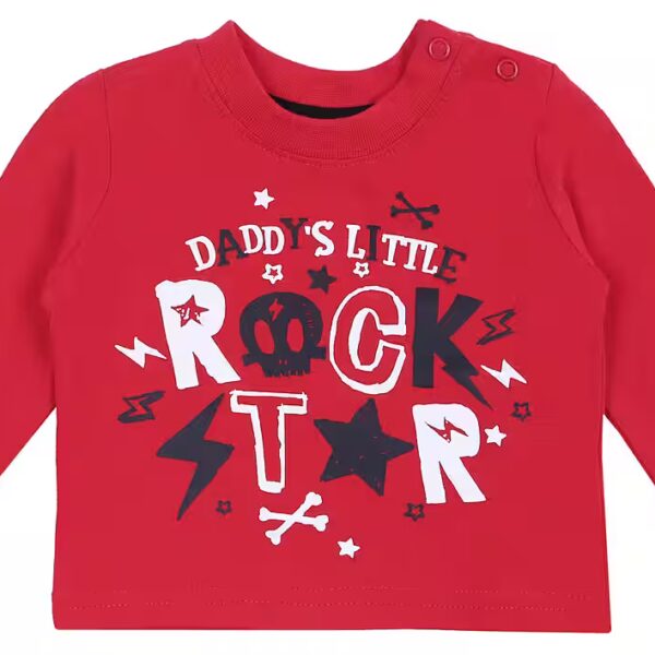 Long Sleeve Blouse Red Blouse Rock Star 18-24 months