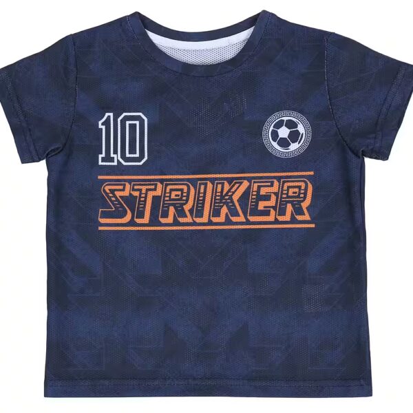 Short Sleeve Blouse Dark Blue T-Shirt 10 STRIKER Rebel 18-24 months