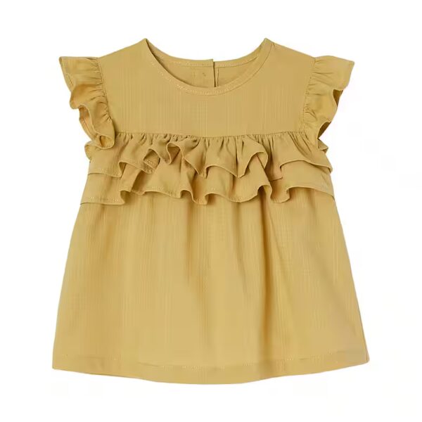 Short Sleeve Blouse Girl Baby Volant Blouse