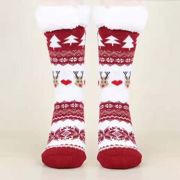 Cuddly socks Christmas socks House socks Socks Women lined size 35-41