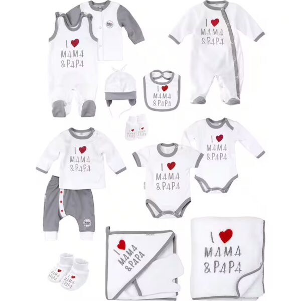 Initial equipment package I love mom & dad unisex children