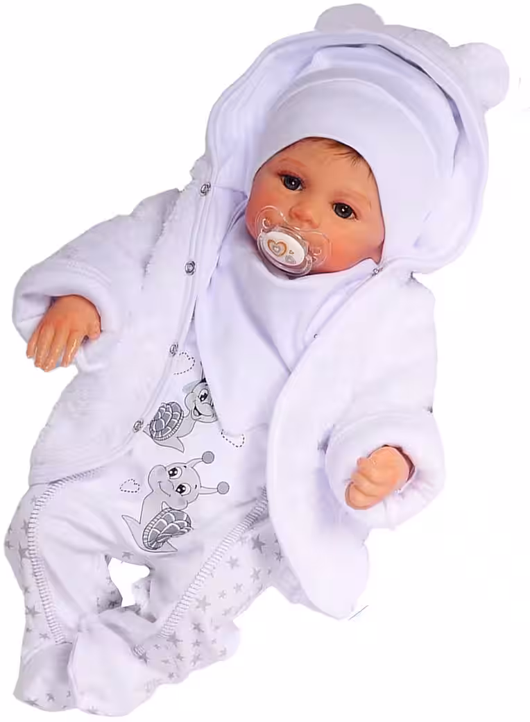 Romper, jacket & hat romper hat shirt jacket bib 5 pieces baby set Sizes 44 50 56 62 68 74