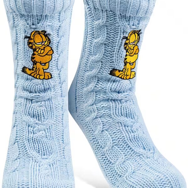 House Socks Garfield Hut Socks House Socks with Sherpa Lining Cuddly Socks