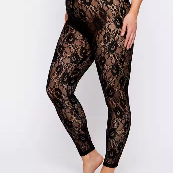 Leggings Lace Leggings Overt opening in the crotch