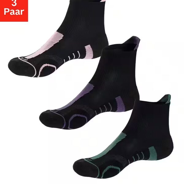 Hiking socks (pack, 3 pairs) with reinforced load zones