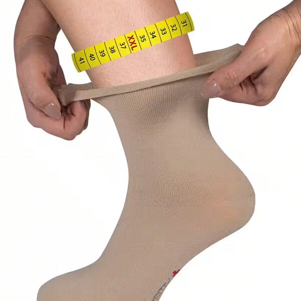 Health socks "Sensitive Elegant Socks" fine knitting, pressure-free rolling waistband (1 pair) no pressure points as it is extremely stretchy, vein-friendly, antibacterial