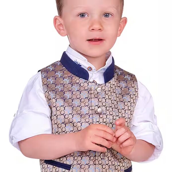 Traditional jacket children's vest - HENNES - beige/marine