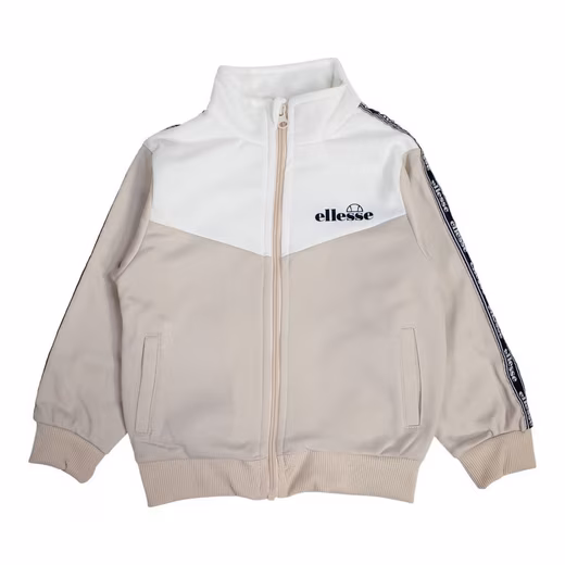 Tracksuit Ellesse children's sports suit beige boys + girls jogging suit (Set, children's jacket + trousers), children's sports jacket + sports trousers - Image 2