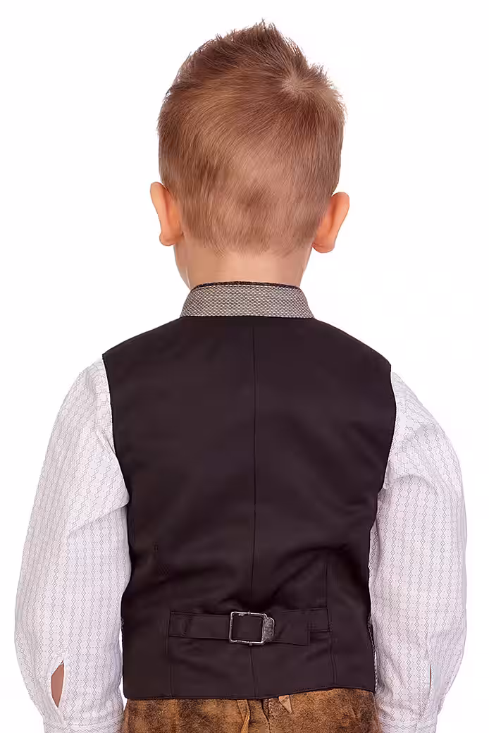 Traditional jacket children's vest - AGAN KIDS - light gray - Image 3