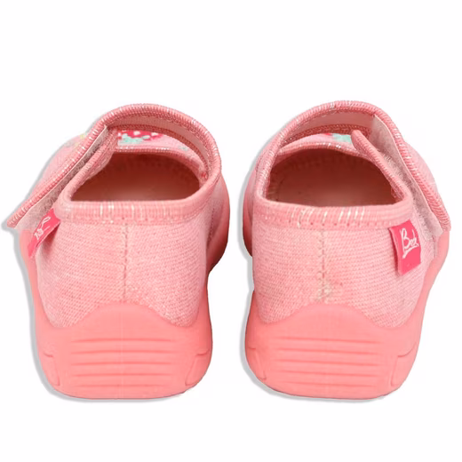 Toddler Slippers Little Strawberry Slipper (breathable, lightweight, flexible shoes, for daycare, kindergarten, home) lightweight, flexible outsole, upper + lining cotton - Image 5