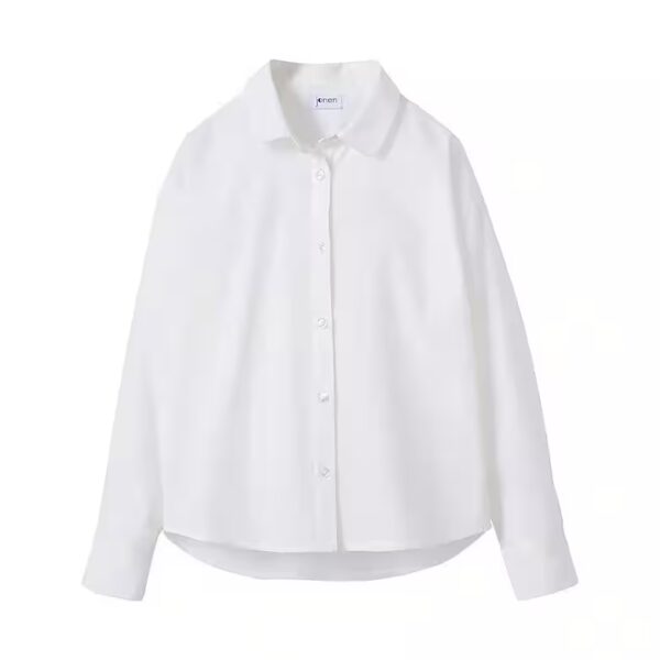 Long-sleeved shirt, classic girls' blouse