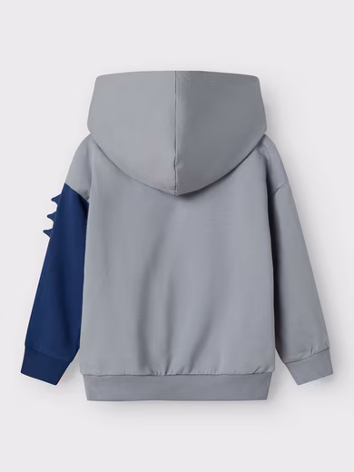 Sweatshirt NMMNASH LS NREG SWEAT WH BRU BOX - Image 4