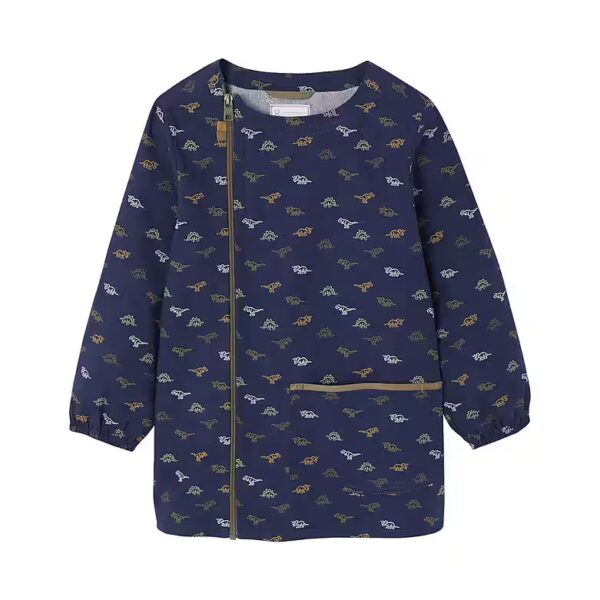 Long-sleeved shirt, boys' painting smock, DINOSAUR