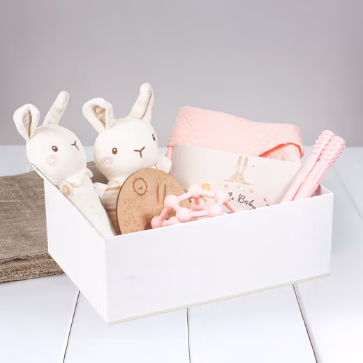 Newborn Gift Set, Birth Boy, Baby Gift, Rattle - Image 4