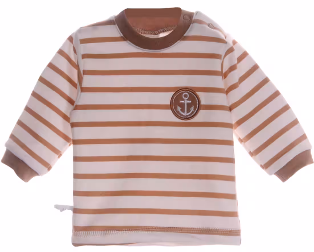 Long-sleeved shirt & trousers hooded jacket shirt and trousers baby and children's suit 3 pieces elastic, striped, 50 56 62 68 74 80 86 92 98 - Image 11