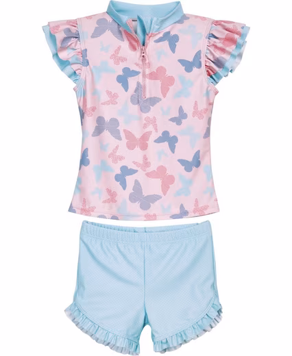 Swimsuit UV Protection Bath Set Butterflies