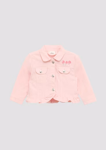 Functional Jacket Indoor Jacket Jacket with button placket and ruffles