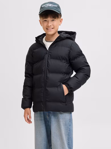 Quilted jacket JJELEMENTS PU PUFFER JNR
