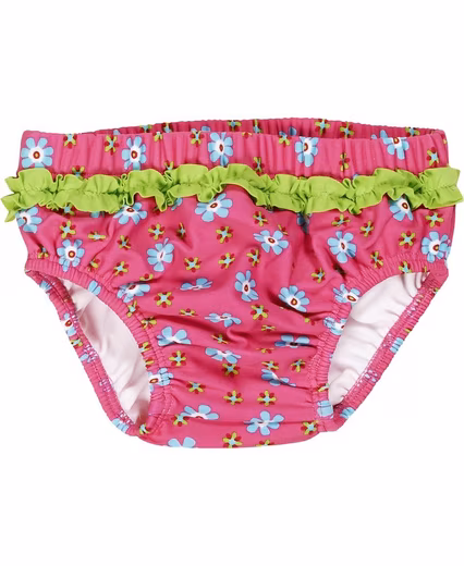 Swimming trunks UV protection diaper trunks flowers