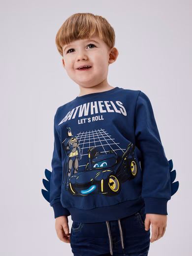 Sweatshirt NMMJUICE BATWHEELS SWEAT BRU NOOS WAB